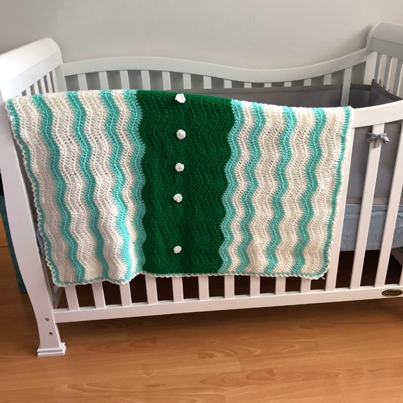 Crochet blanket, Handmade comforter or blanket - Picture 7 of 8